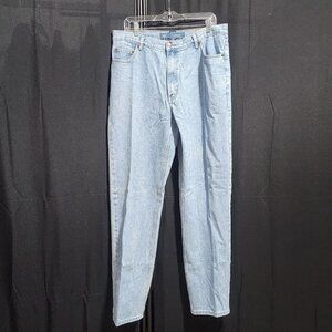 High Sierra Y2k Men's Classic Fit Straight Leg Jeans Light Wash Denim Dad Jeans